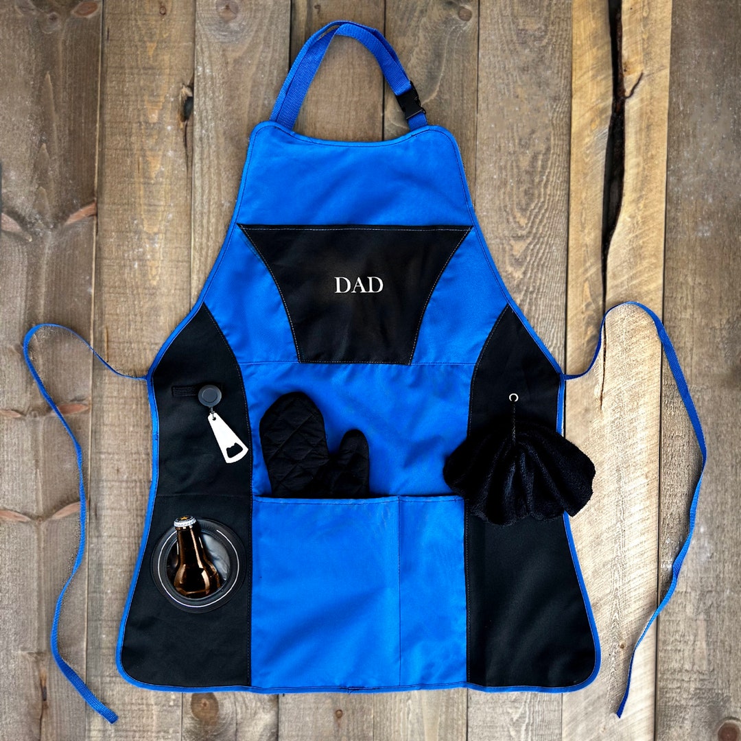 Personalized Embroidered Grilling Apron Christmas Gift for Etsy