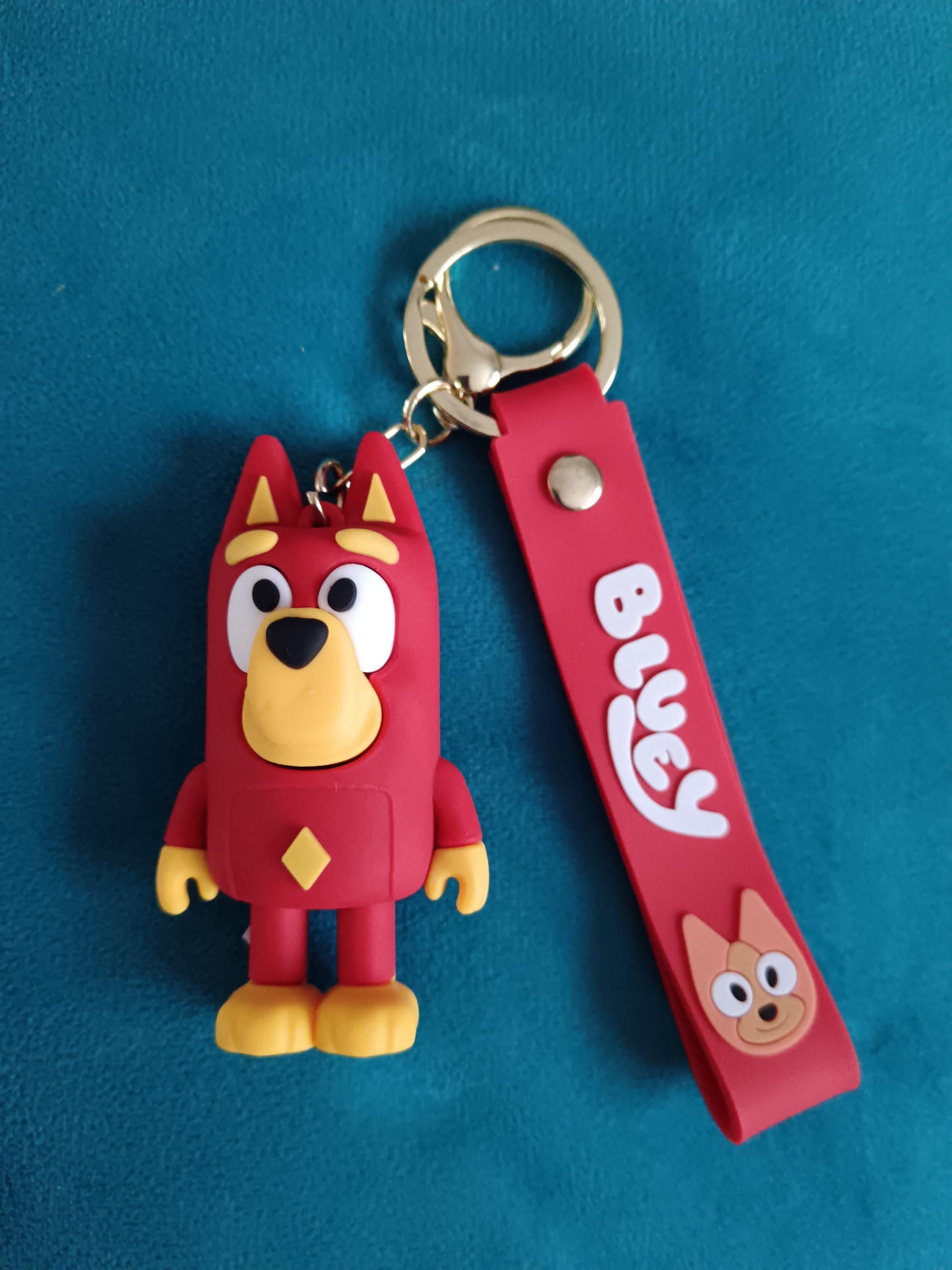 Bluey and Friends Key Rings / Bag Charms - Etsy UK