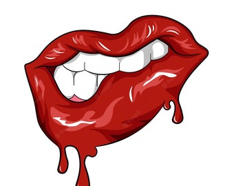 Unisex Lips Tee