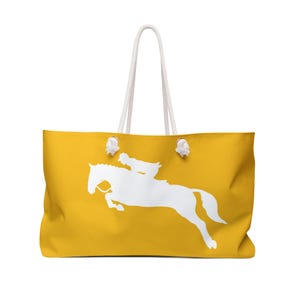 Equestrian Weekender Bag, Perfect for Horse Lovers, Stylish Travel Tote, Great for Weekends, Gym, Beach & Horse Shows