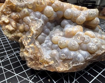 Ruwe Turkse agaat met botryoïde vorm, verzamelobject - 914 gram - Groot