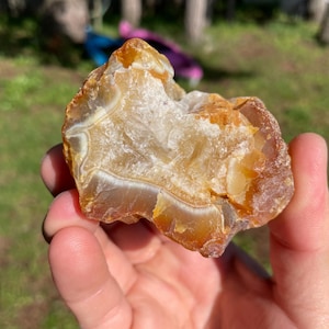 Carnelian Agate Rough from Washington - 385g