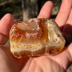 High Quality Carnelian Agate Rough - 198g