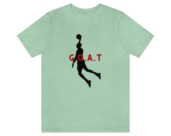 G.O.A.T. MJ, Unisex Jersey Short Sleeve Tee - Etsy