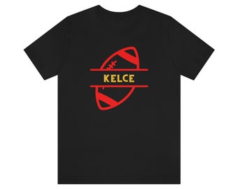 Travis Kelce Football, calcio del capo di Kansas City, maglietta a maniche corte in jersey, travis kelce, capi di Kansas City, camicia dei capi di Kansas City