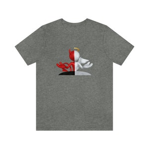 Good vs. Evil; Unisex Jersey Short Sleeve Tee