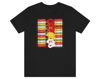 Fútbol americano del jefe de Kansas City, Super Bowl, cascos, KC, camiseta de manga corta Jersey, jefes de la ciudad de kansas, camisa de los jefes de la ciudad de kansas, ciudad de kansas