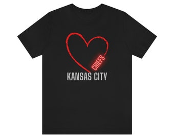 Kansas City Chief's Football, camiseta de manga corta Jersey, jefes de la ciudad de kansas, camisa de los jefes de la ciudad de kansas, kansas city, camiseta de fútbol, jefes