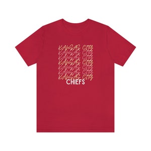 Kansas City Chief&#39;s Football, Jersey Short Sleeve Tee, kansas city chiefs, kansas city chiefs shirt, kansas city, football shirt, chiefs