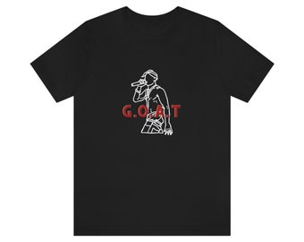 Tupac G.O.A.T, Unisex Jersey Short Sleeve Tee, graphic tee, trendy shirt, gifted shirt, tees shirt, merch