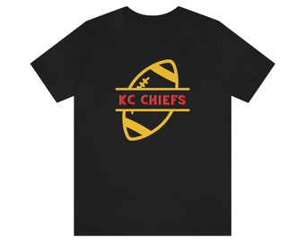 KC Chief's, Kansas City Chief's Football, camiseta de manga corta Jersey, jefes de la ciudad de kansas, camisa de los jefes de la ciudad de kansas, kansas city, camiseta de fútbol