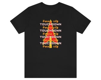 Kansas City Chief's Football, camiseta de manga corta Jersey, jefes de la ciudad de kansas, camisa de los jefes de la ciudad de kansas, kansas city, camiseta de fútbol, jefes