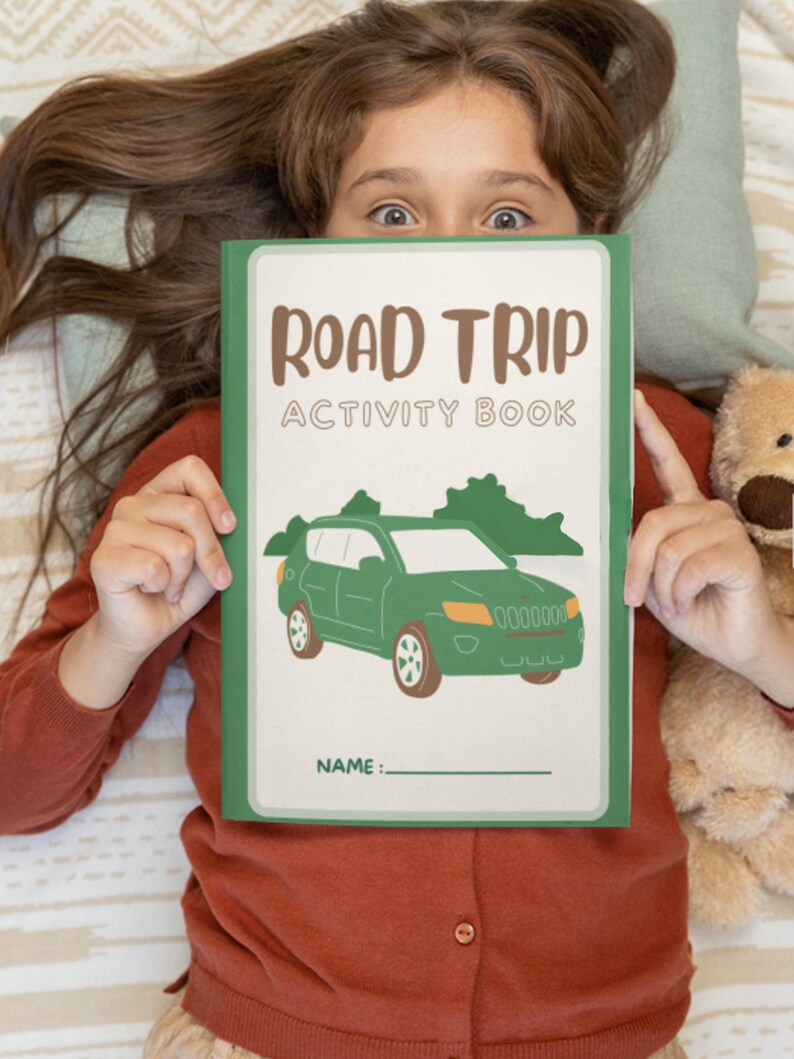 Road Trip Kids Activity Book, 20 Pages+, Instant Download, Kids