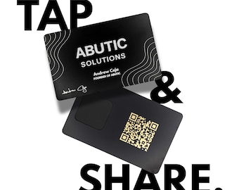 Anpassat visitkort i metall, NFC-kort