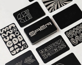 Full Metal Business Cards 0.8mm