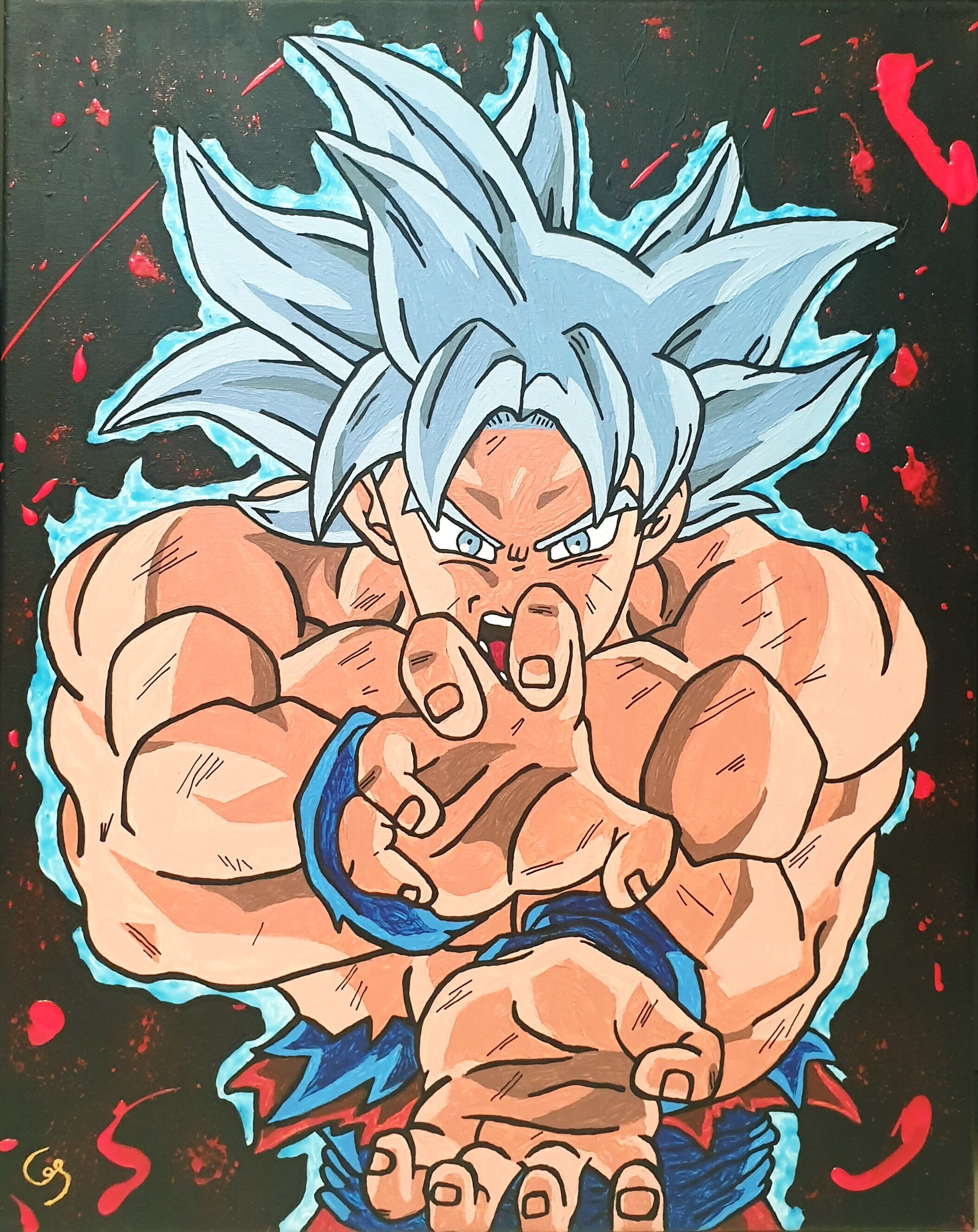 Perruque Goku bleu garçon - Magie du Déguisement - Dragon Ball Z