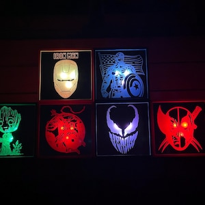 Buy Avengers Light Box Online In India - Etsy India