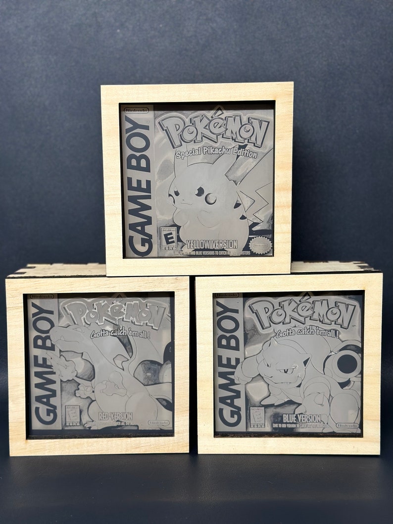 Pokemon Shadow Box Etsy