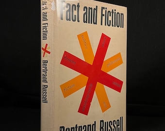 First Printing - Fact and Fiction by Bertrand Russell (First American Edition, 1962) Vintage Hardcover Book