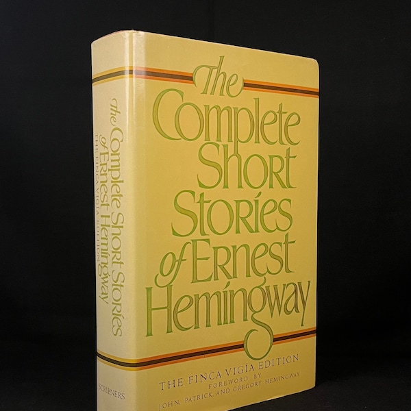 Early Printing - The Complete Short Stories of Ernest Hemingway: The Finca Vigia Edition (1987) Vintage Hardcover Book