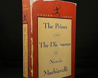 Modern Library - The Prince and The Discourses by Niccolò Machiavelli (1950) Vintage Hardcover Book