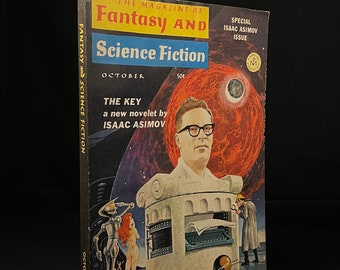 The Magazine of Fantasy and Science Fiction (October 1966) Featuring The Key by Isaac Asimov