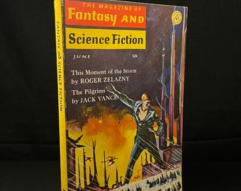 The Magazine of Fantasy and Science Fiction (June 1966) Featuring Roger Zelanzny and Jack Vance