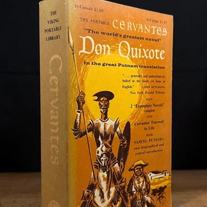 Cervantes portátil con Don Quijote (1957) Libro de bolsillo vintage