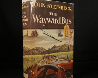 The Wayward Bus by John Steinbeck (1947) Vintage Hardcover Book