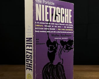 The Portable Nietzsche by Walter Kaufmann (1971) Vintage Paperback Book