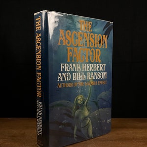 First Printing - The Ascension Factor by Frank Herbert and Bill Ransom (1988) Vintage Hardcover Book