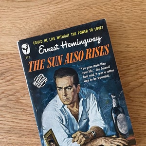 The Sun Also Rises by Ernest Hemingway (1949) Vintage Mass Market Paperback Book