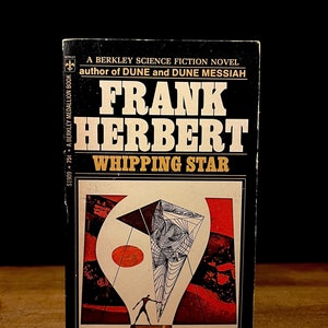 First Paperback Printing - Whipping Star by Frank Herbert (1970) Vintage Paperback Book
