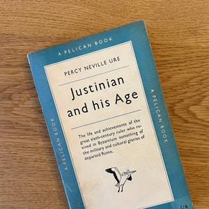 Justinian and his Age by Percy Neville Ure (1951) Vintage Mass Market Paperback Book