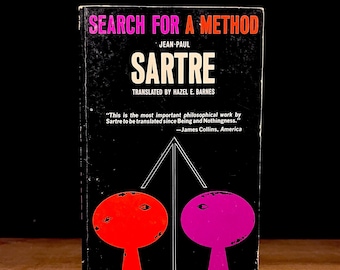 Search for a Method / Jean-Paul Sartre (1968) Vintage Paperback Book
