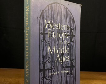 Western Europe in the Middle Ages by Joseph R. Strayer (1955) Vintage Paperback Book