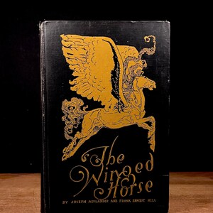 Skrzydlaty koń: Historia poetów i ich poezji autorstwa Josepha Auslandera i Franka Ernesta Hilla (1928) Książka w twardej oprawie