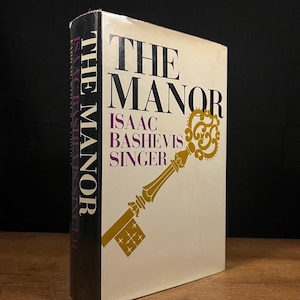 First Printing - The Manor by Isaac Bashevis Singer (1967) Vintage Hardcover Book