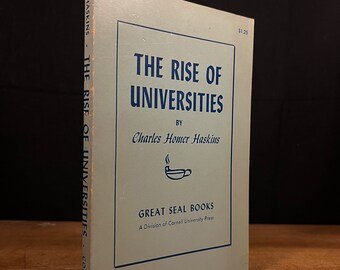 El auge de las universidades de Charles Homer Haskins (1960) Libro de bolsillo vintage