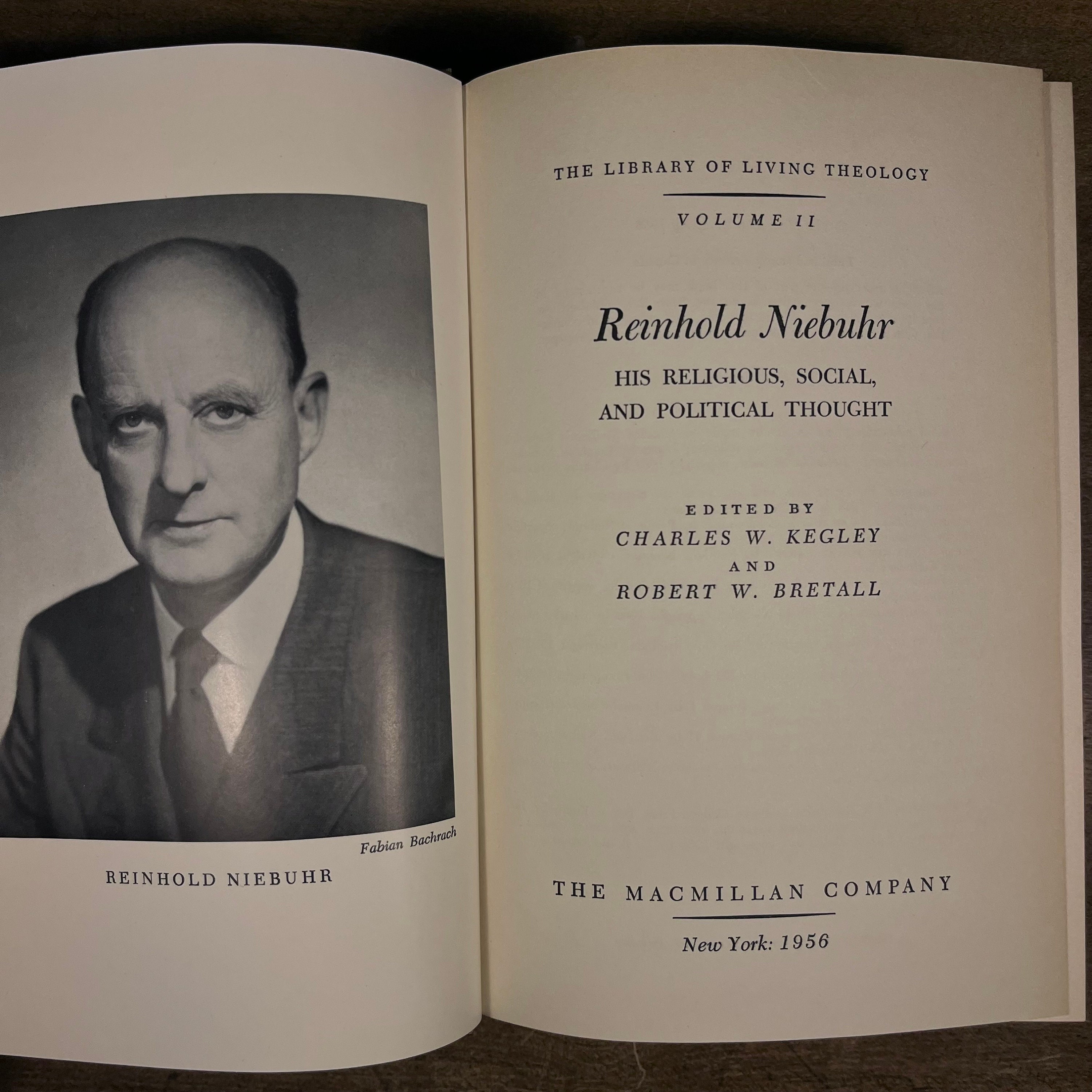 First Printing - Reinhold Niebuhr: His Religious, Social, and