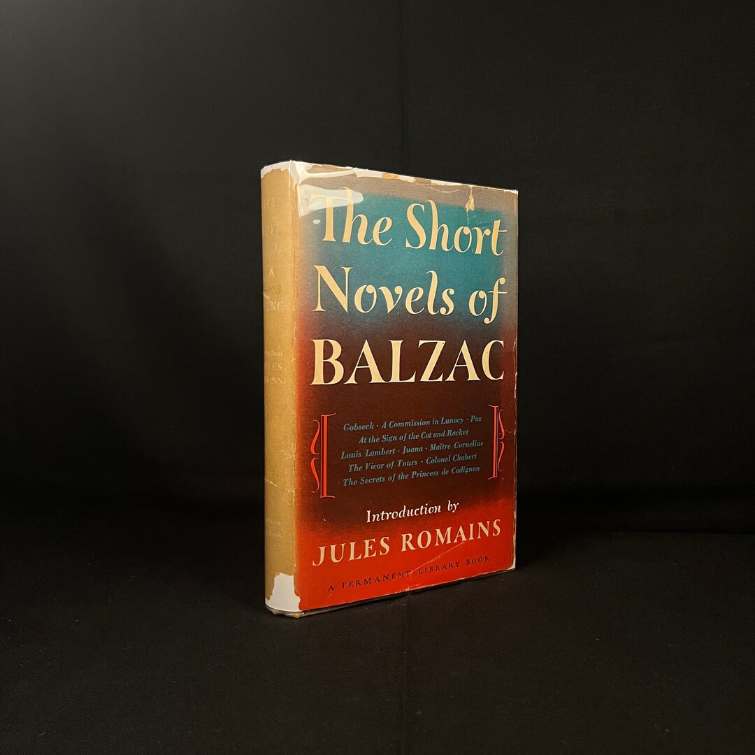 The Short Novels of Balzac 1948 Vintage Hardcover Book Etsy
