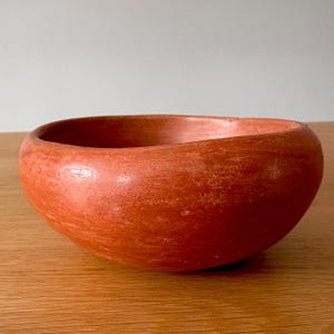 Santa Clara Pueblo Schale - Vintage handgemachte Keramik