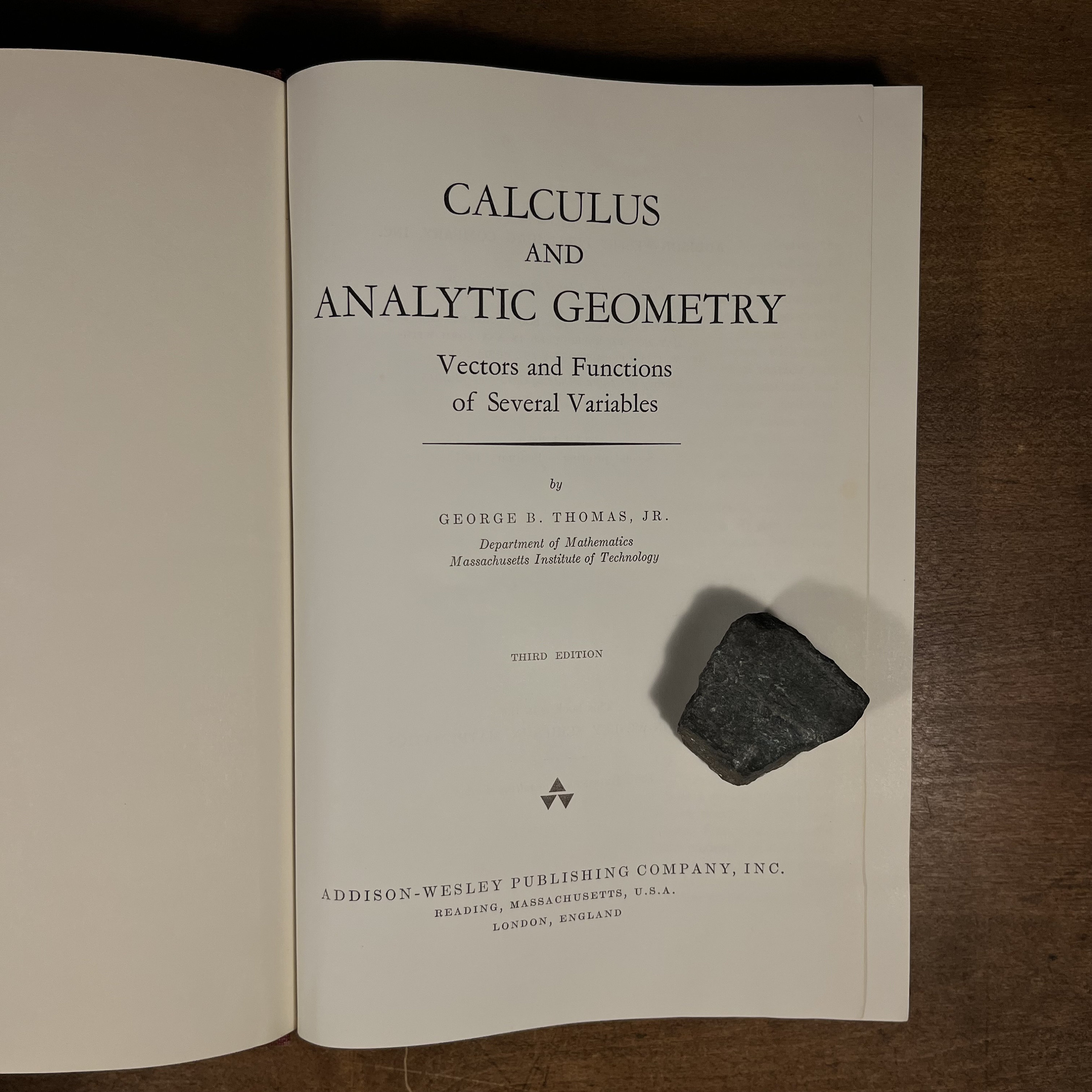 Calculus and Analytic Geometry Part 2: Vectors and Functions