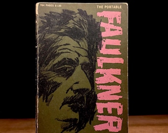 The Portable Faulkner / Malcolm Cowley (1963) Vintage Paperback Book