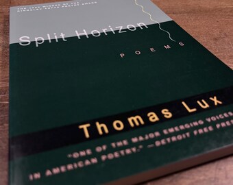 Split Horizon by Thomas Lux (1994) Vintage Paperback Book