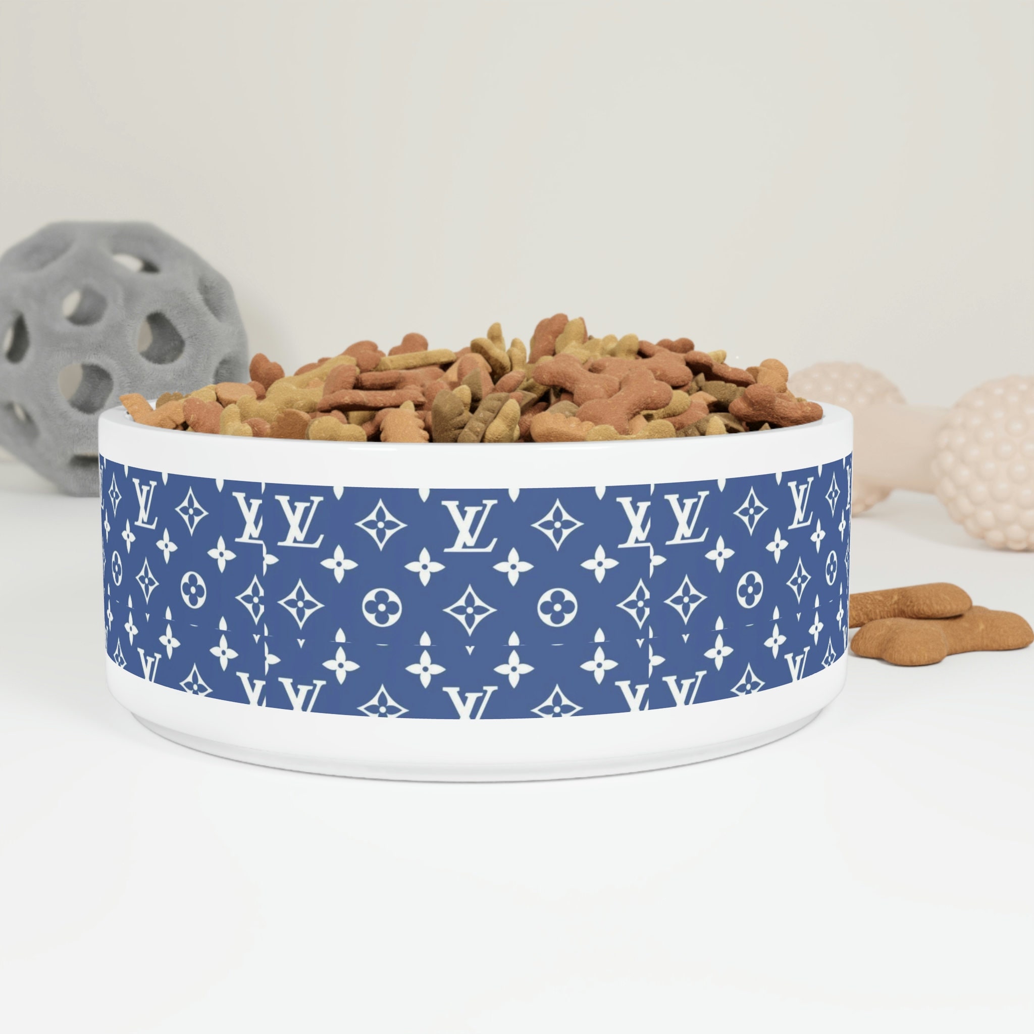 LV dog bowl