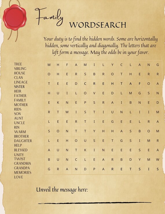 Maternity Word Search