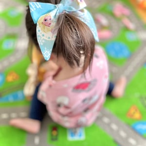 Frozen Elsa Hair Bows, Summer Hair Bows, Disney Princess Hair Bows, Birthday Party Bow Clips, Baby Toddler Girl, Disney, Frozen Movie