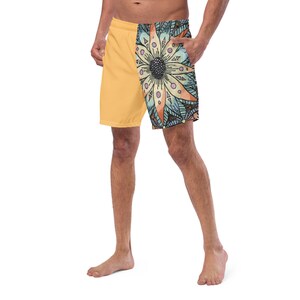 Oranje Bloem Zwembroek