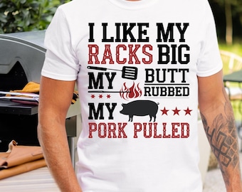 I Like My Butt Rubbed And My Pork Pulled png, Funny Summer Dad Clipart, BBQ  Fathers Day Dad Gift, PNG For Man Funny, Sawgrass Sublimation